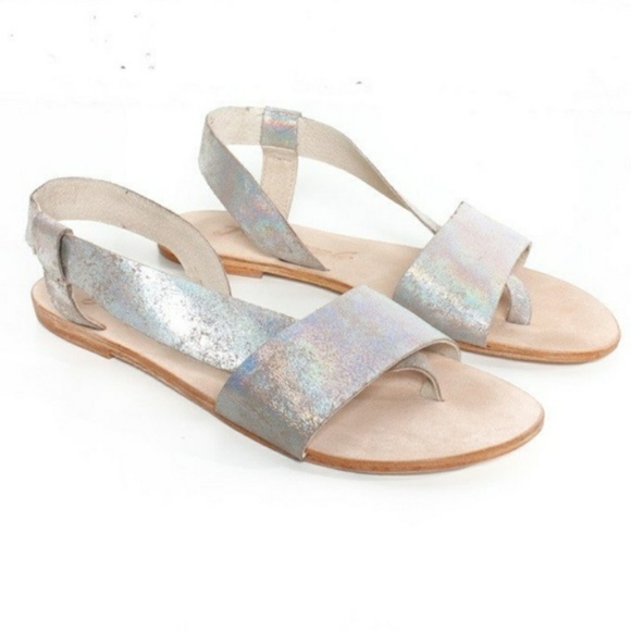 Free People Shoes - FREE PEOPLE Under Wraps Sandal Metallic Silver 37